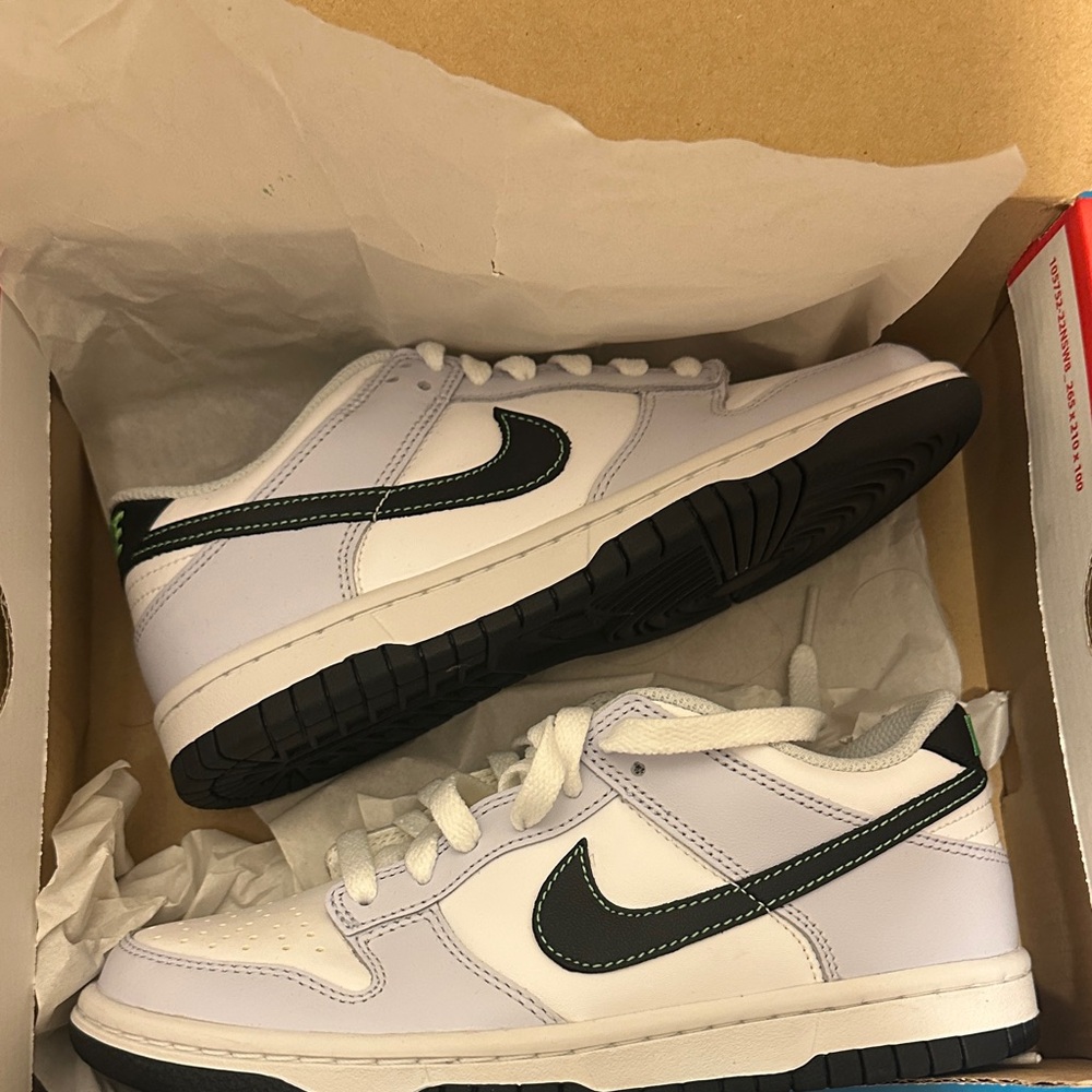 Nike Dunk low Gs white/black-football grey